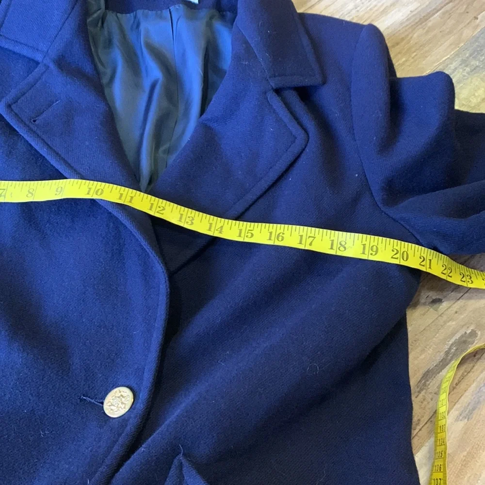 Vintage Forecaster of Boston Retro Dark Purple Trench Coat - Picture 4 of 6